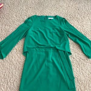 Halston green dress